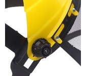 Cortadora de césped para jardín, casco de seguridad, sombrero de protección con desbrozadora de malla de cara completa