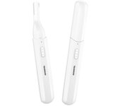 TEWIRROW-recortador eléctrico de cejas, depiladora indolora para cejas, Mini afeitadora impulsada por Motor blanco