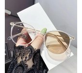 Gafas fotocromáticas redondas Unisex para hombre y mujer, anteojos para miopía con cambio de Color de lujo, gafas de sol graduadas menos 0