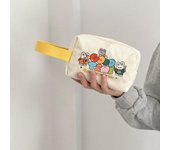 Bolso de mano de pana con asa grande y gran capacidad Legend C