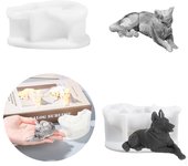 Molde de silicona para velas con forma de animal creativo Molde de silicona para velas desmoldable fácil para velas aromáticas con forma de animal únicas A