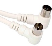 prolongacion tv acodada 9,5mm 2,5m envasada blanca edm