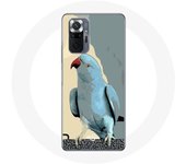 Coque pour Xiaomi Redmi Note 10 Pro Perruches perroquets Bleu