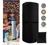 Funda para calentador de jardín y patio, tela Oxford 420D de PU, resistente al polvo, impermeable, protector de muebles de exterior, resistente a los rayos UV, funda para calentador de gas. 50x50x120cm