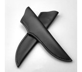 Funda de 24,5 cm para navaja fija de cuero sintético, funda para navaja de bolsillo, funda de cuero para cuchillo de camping, accesorios de bricolaje