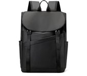 Mochila de viaje para computadora, mochila impermeable para estudiantes. gris