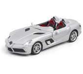 1:Modelo de coche deportivo de aleación convertible SLR a escala 24, modelo de coche de vehículos de juguete de metal fundido a presión con música ligera, regalo de colección de alta simulación 1/24-20x8x5cm