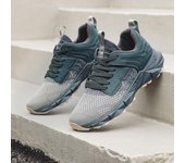 Zapatos para correr para hombre, zapatillas deportivas transpirables para hombre, con cordones, cómodos zapatos casuales para caminar, calzado de entrenamiento atlético 39 verde