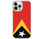 Funda iPhone - Multicolor - Drapeau Timor Oriental - Souple - TPU - Compatible iPhone 13 Pro Max