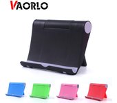 VAORLO Mini soporte giratorio para teléfono soporte ajustable escritorio ipad soporte para iphone XiaoMi Huawei Smartphones negro