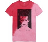 David Bowie - Camiseta unisex para adultos Aladdin Sane XL rojo