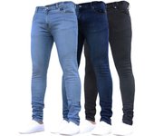 Pantalones de trabajo de hip hop con lavado vintage de algodón vaquero de color para hombre Pantalones vaqueros XXL negro