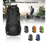 Mochila resistente al agua de 50L para deportes al aire libre, mochila para senderismo y acampada verde