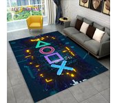 Alfombra grande con diseño de dibujos animados en 3D para Gamer Gamepad, alfombra para sala de estar, dormitorio infantil, decoración de felpudo para sofá, alfombrilla antideslizante para niños 40cm x 60cm