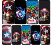 Funda para iPhone 15 14 Xiaomi Redmi Note 13 12 11 Pro Max X 8 7 9 XR Samsung Galaxy S24 S23 OPPO A15 Huawei Capitán América Escudo Marvel Funda para teléfono for Samsung Galaxy M55 ciervo