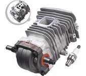Kit de pistones de cilindro de motor de 40 mm para cigüeñal, orificio de pistón, apto para motosierra de gasolina MS211, MS211C, MS 211 CHINA