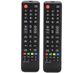 2 mandos a distancia de repuesto para televisor Samsung BN59-01303A para cine en casa blanco