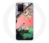 Coque pour Vivo Y21s 2021 / Y21 2021 Yamato Et Zoro One Piece Anime Poster