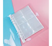 Fundas para carpetas A5, 10 Uds., fundas A5, tarjetas de 15,2x19,8 cm A5-2 gird
