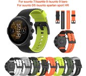 Correa de silicona de repuesto para reloj Suunto 7 D5, pulsera deportiva para reloj inteligente Suunto 9 One Size