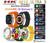 Reloj inteligente HK10 Ultra 3 AMOLED para hombres y mujeres, con NFC, brújula, álbum de fotos, frecuencia cardíaca, llamadas por Bluetooth, reloj inteligente deportivo mejorado