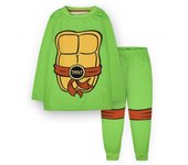 Teenage Mutant Ninja Turtles Conjunto de pijama largo estampado para niños 9-10 Years verde