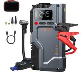 Cargador de batería portátil para coche, caja de arranque, cargador de batería con compresor de aire de 150 PSI, Eigotrav Box12, 12 V, 6000 A, 12 000 mAh