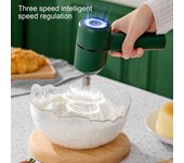 Batidor de huevos eléctrico, batidor de mano inalámbrico con carga USB-C y batidores desmontables, 3 modos de velocidad, herramienta de cocina para hornear y cocinar