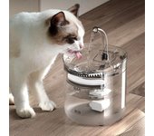 Bebedero inteligente transfronterizo para gatos con control de temperatura USB