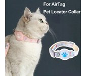 Collar para perro y gato que brilla en la oscuridad, funda protectora de silicona para rastreador, Collar localizador de mascotas para AirTag Pet azul