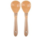 Something Different Cucharaditas de palo de escoba (Paquete de 2) One Size beige
