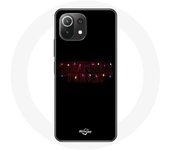Coque pour Xiaomi Mi 11 Lite Stranger Things Affiche Logo Joyeux noël
