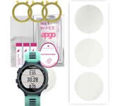 3x apgo Protector de Pantalla de Hidrogel MATE para Garmin Forerunner 735 XT, Película de Hidrogel, con capa de posicionamiento fácil instalación