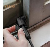 Adaptador de taladro en ángulo recto de 105 grados, resistente a la corrosión y al óxido, juego de brocas de extensión para destornillador con cabezal en ángulo recto multifunción Short