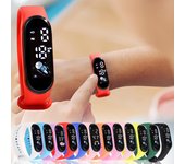 Reloj deportivo para niños Pulsera para exteriores Reloj electrónico Pulsera para niños One Size beige