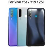 Back Cover For Vivo Y5s Y19 Z5i V1934A  V1934T Back Battery Cover Rear Door Housing  Replace Parts with Camera lens Black no lens