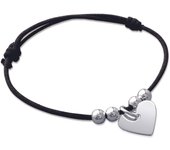 Les Trésors De Lily [G1259] - Bracelet Argent 'Love' argenté - 10x13 mm