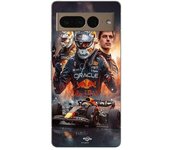 Coque maniacase pour Google Pixel 7 Pro Max Verstappen F1 art wallpaper