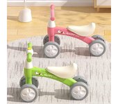 Bicicleta de equilibrio para niños pequeños, sin pedales, ligera, para niños de 1 a 3 años, que fomenta el desarrollo del equilibrio y la coordinación. azul