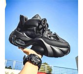 Zapatillas deportivas informales, estilo de diseñador, zapatos para hombre, zapatillas de plataforma cómodas para hombre, zapatos casuales de moda, zapatillas deportivas, tenis 39 negro
