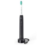 Cepillo de dientes eléctrico PHILIPS Serie 3100 Sensor de presión Diseño ergonómico delgado negro