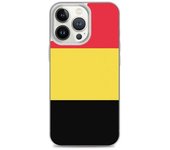 Funda iPhone - iPhone 13 Pro - Drapeau Belgique - Souple - Multicolore - Verticale