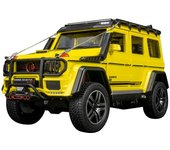 Coche en miniatura de aleación Brabus G550 a escala 1/24, luz y efecto de sonido, coche fundido a presión, juguetes para niños, regalo de cumpleaños, juguetes para niños, colección de coches 1/24-Size:22*10.5*9cm negro