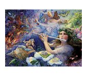 Pintura de diamante 5D DIY Diosa tocando la flauta Bordado de diamantes Mosaico Punto de cruz Diamante de imitación 20X30CM