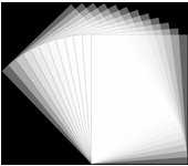 Película de inyección de tinta impermeable A3/A4 para serigrafía, hojas de película transparente imprimibles, papel de plantilla para herramientas de serigrafía A4(210x295mm)