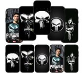 para iPhone 16 15 X XR Samsung Galaxy S24 S23 Plus Xiaomi Redmi Note 13 12 11 Pro Max 9 10 14 OPPO Huawei Funda The Marvel Punishers Skull Funda para Teléfono for Samsung Galaxy S22 Ultra aero