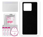 apgo Protective Skin Sticker for the back compatible with Xiaomi 13, Wrap Film, Foil, Vinyl - Pattern Matte Black