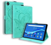 Funda de cuero con tapa horizontal y diseño de mariposas para Lenovo Tab M10 Plus TB-X606F TB-X606X con soporte For Lenovo Tab M10 Plus TB-X606F TB-X606X púrpura