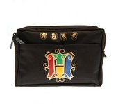 HARRY POTTER Estuche para lápices con múltiples bolsillos Casas de Hogwarts One Size negro