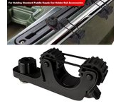 Soporte para Pala de Kayak Extender Montaje en Riel para Kayak para Sujetar Pala Estándar Soporte para Remo de Kayak Accesorios de Riel